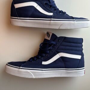 New York Yankees special edition Vans Blue and White Skateboard Shoes